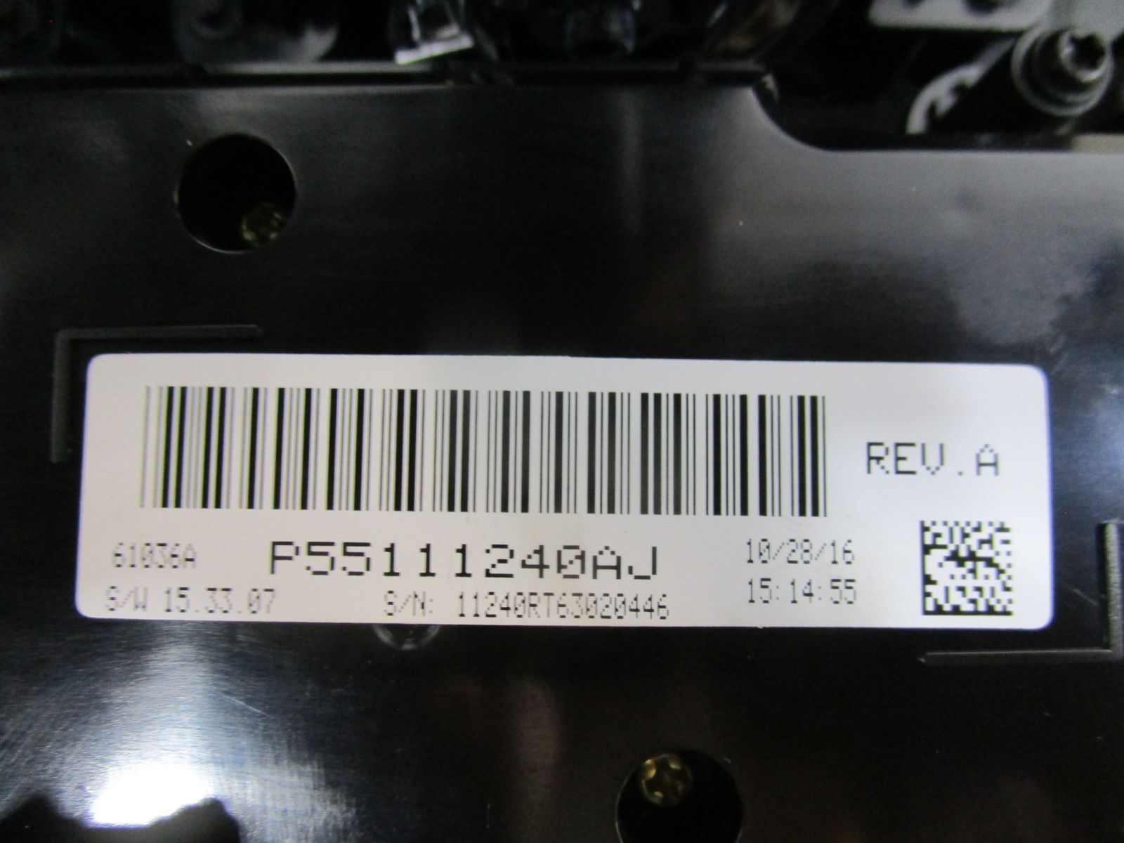 17 18 19 20 2017-2020 Dodge Caravan Front 3 Zone Heater & AC Control Unit E487999