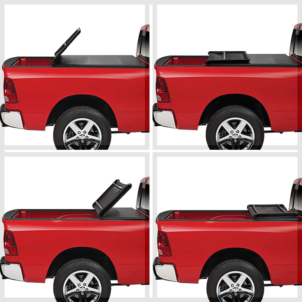 Tri-Fold Soft Tonneau Cover for Toyota Tacoma U499