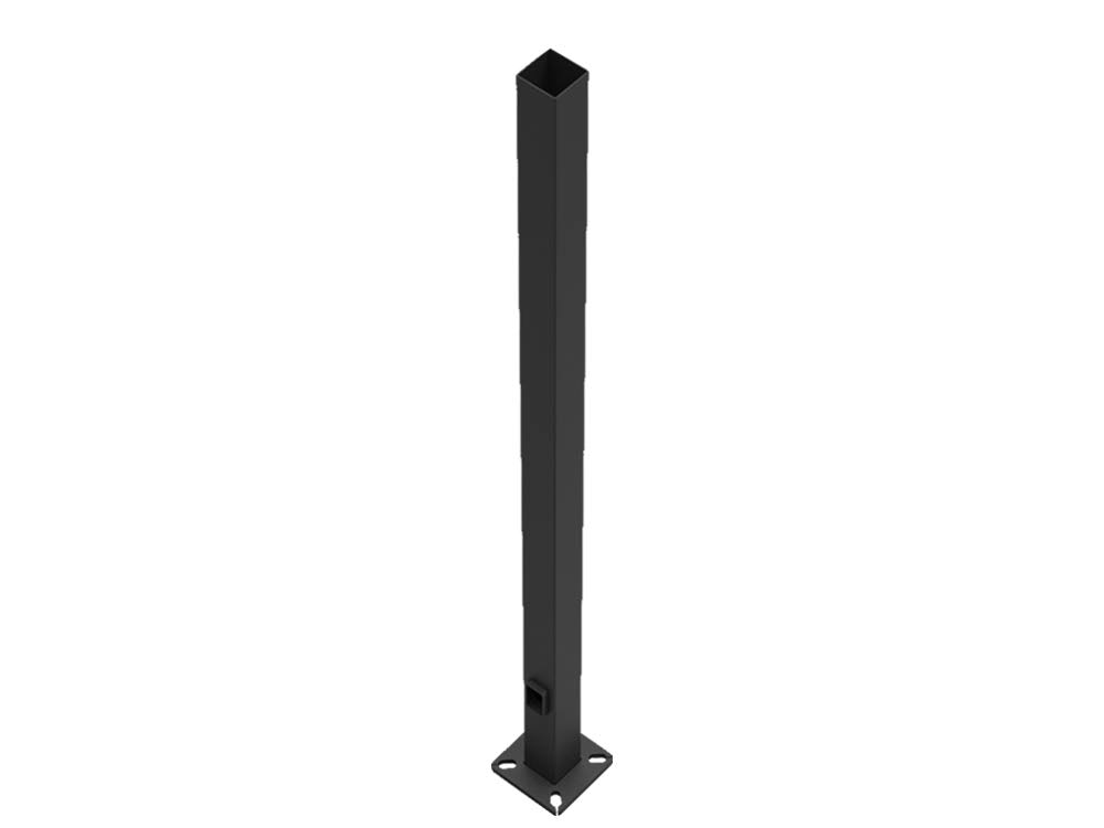 11 Gauge Steel Drilled Pole 4 inch x 10 ft Bronze D6685