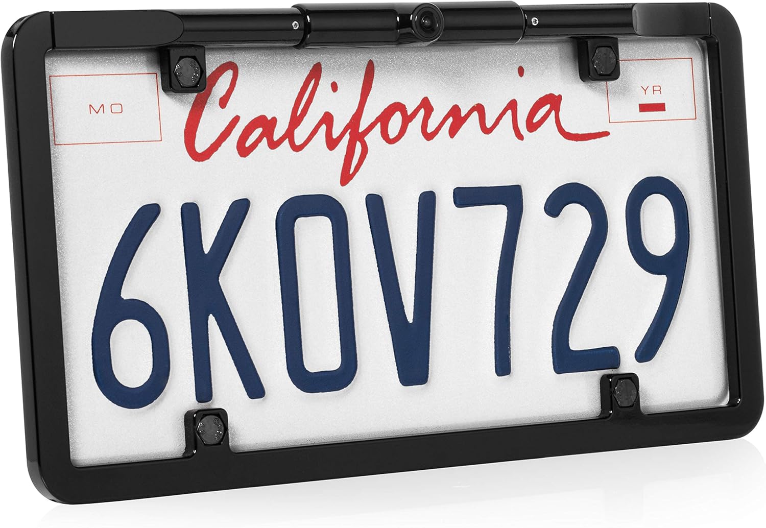Chrome License Plate Backup Camera with Active Parking Lines Y917438