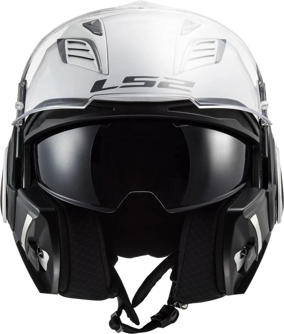 Solid White Motorcycle Helmet S4243