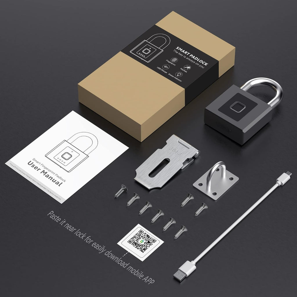 Fingerprint Padlock with Mobile APP T91182