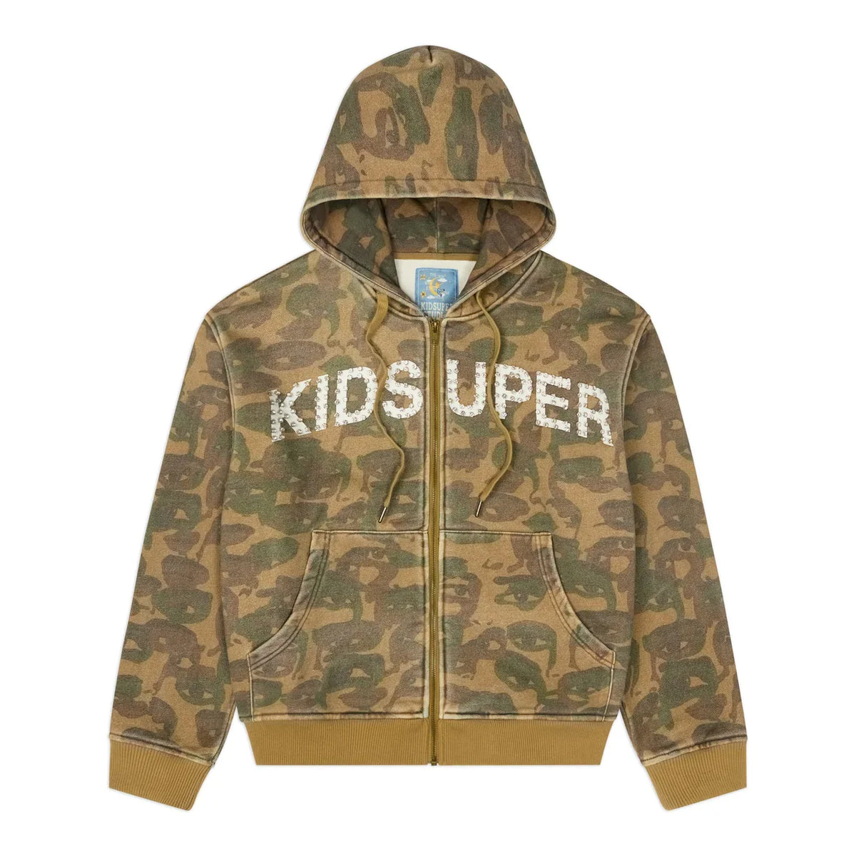 Kidsuper Face Camo Hoodie