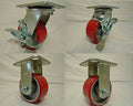 Heavy Duty Polyurethane Wheel on Steel Hub with Brak and Rigid Tool Box Q15032