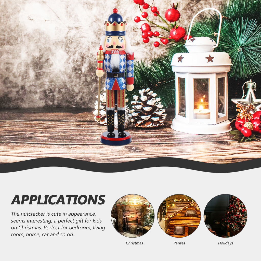 Nutcracker Wooden Ornament Decor Doll Z22613