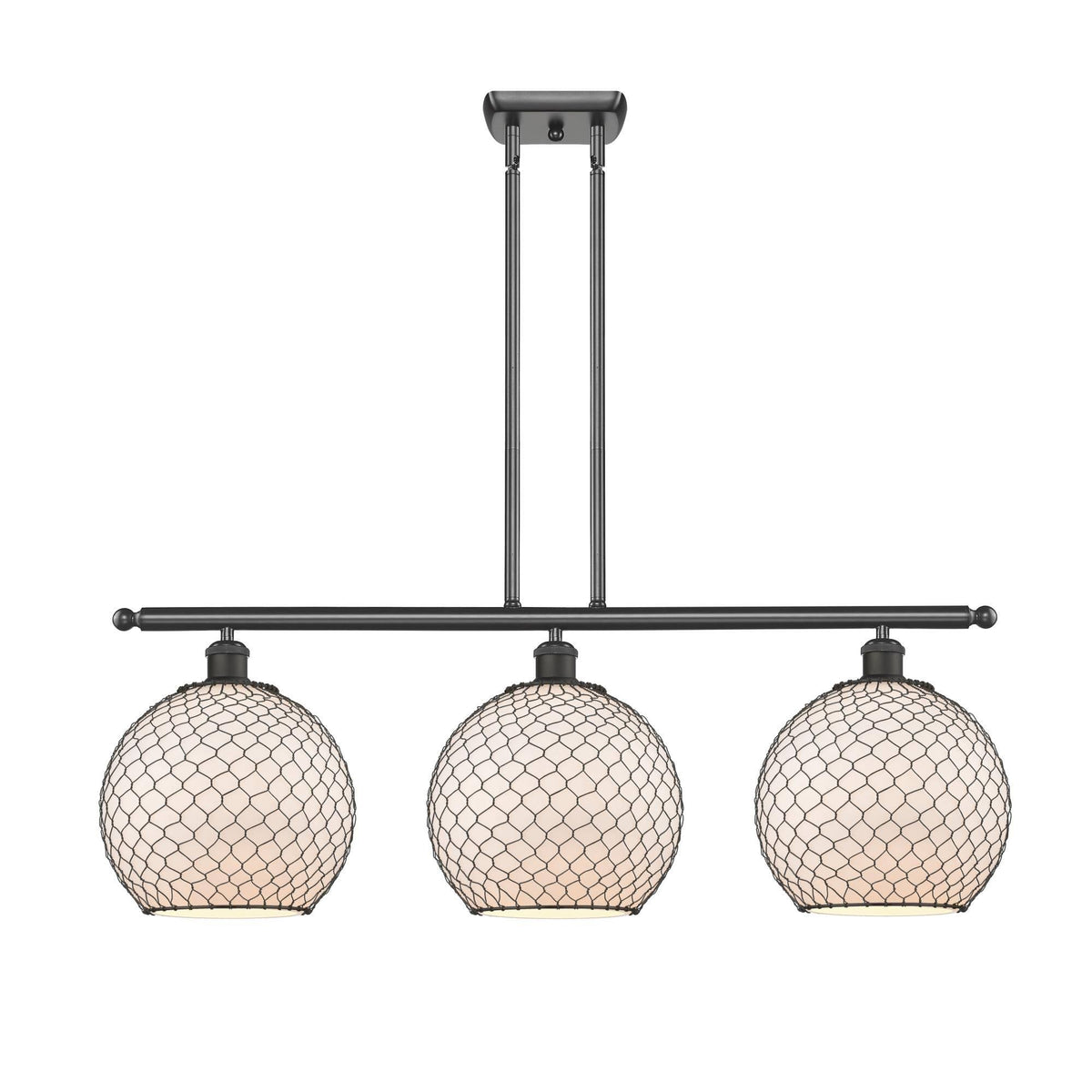 Farmhouse Chicken Wire 3 Light Island Light D77539
