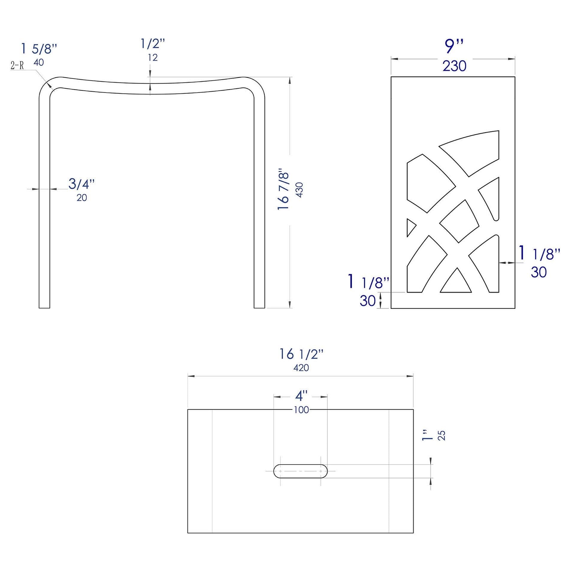 White Matte Bathroom Shower Stool C355251
