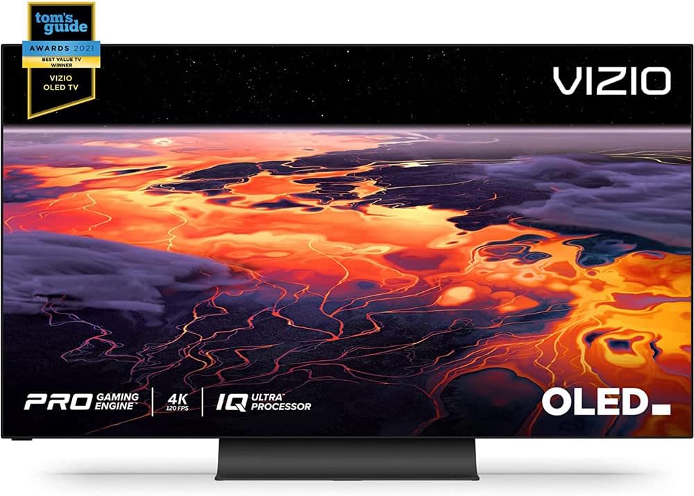 OLED55-H1 55 Class OLED 4K UHD HDR SmartCast TV Bundle with Enhanced Protection Pack O380535