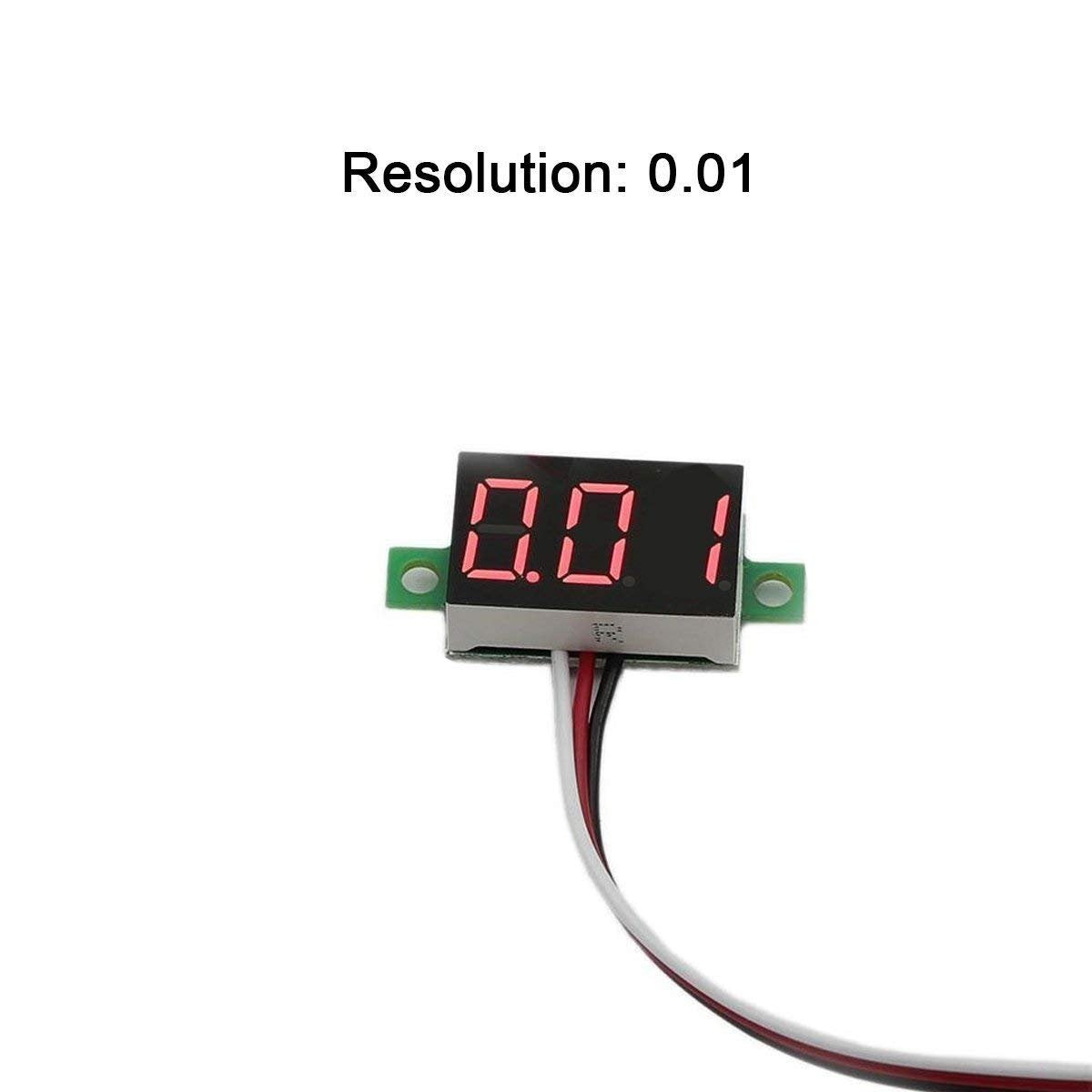 5pcs DC 0~30V Digital Voltmeter Red LED Display V9006