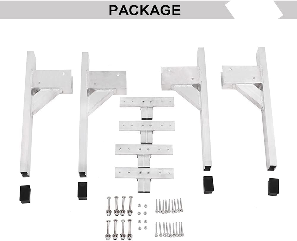 Adjustable Aluminum Roof Ladder Rack Bracket Kit Z9094