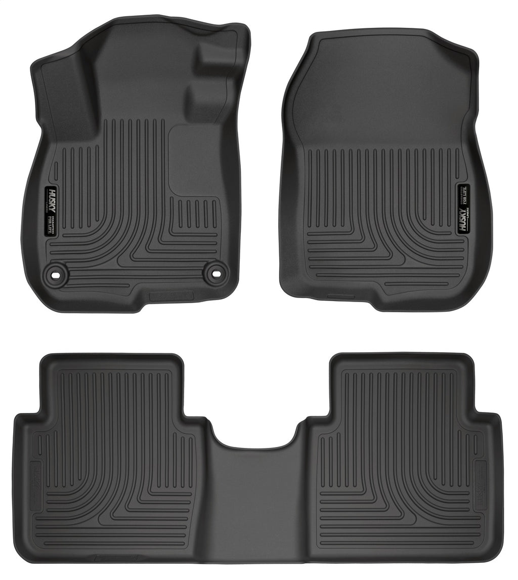 Black Front & 2nd Seat Floor Liners P79966