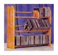 3 Row Dowel CD Rack (Honey Oak) R31119