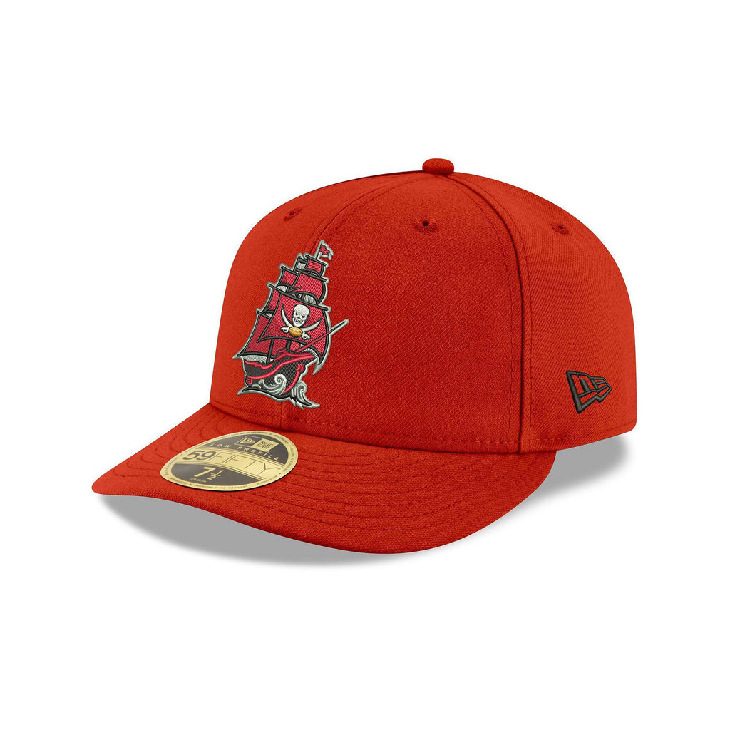 Red Tampa Bay Buccaneers Low Profile Fitted Hat M6620