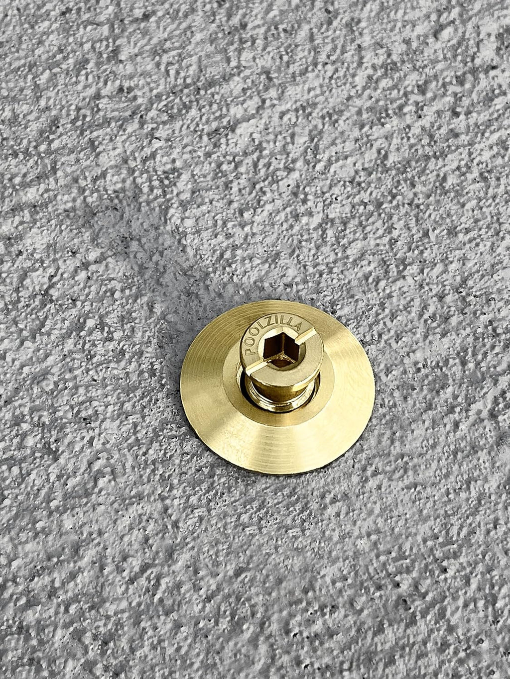 Brass Pool Cover Anchors for Inground Pools with Beauty Collar - 25 Pack U48739