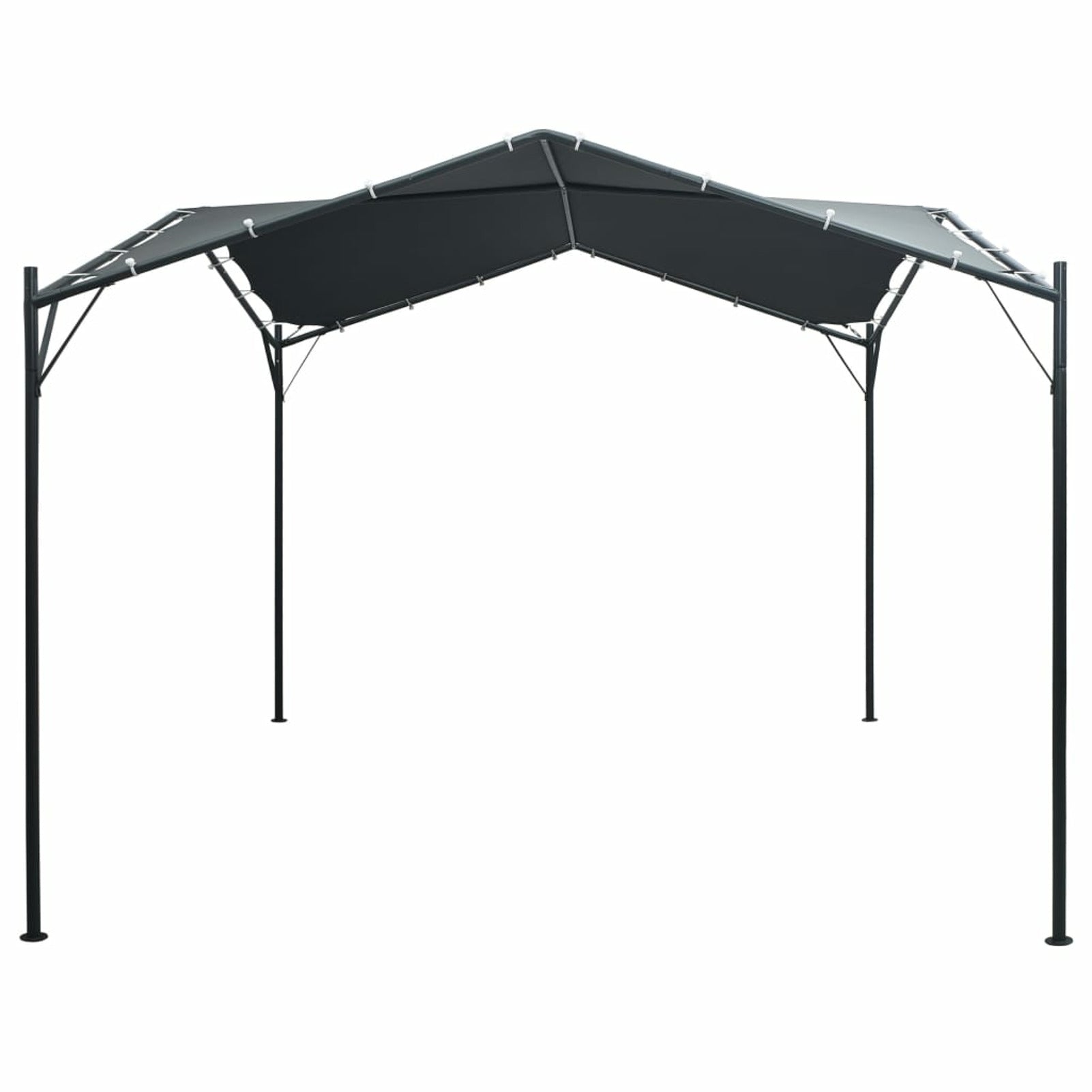 Steel Frame Garden Canopy Tent Sun Shelter 9.8ft x 9.8ft x 8.5ft H52430