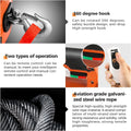 Portable Electric Winch 1000 Ib Pulling Capacity with Wireless Remote Control H6408