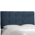 Navy Tufted California King Panel Headboard F71399