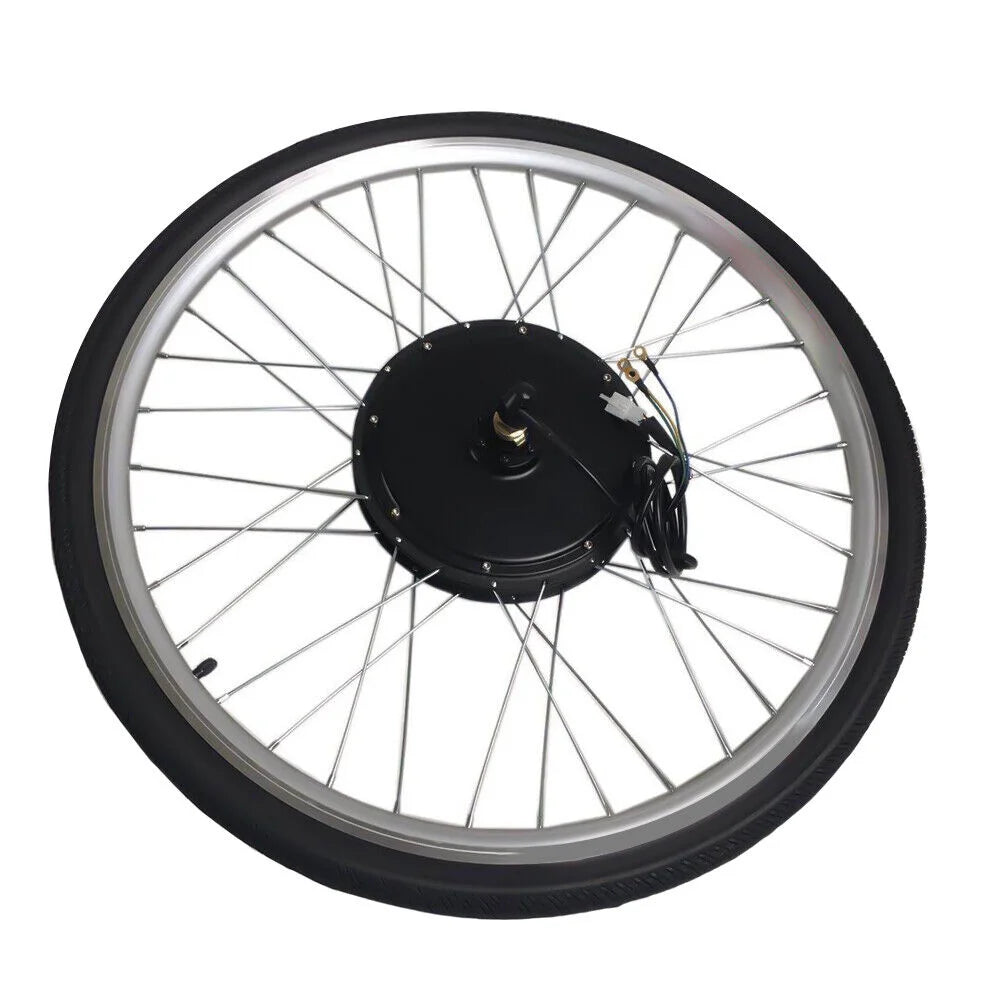 28'' Electric Bicycle Conversion Rear Wheel Kit Bike Motor 48V 1000W N32853