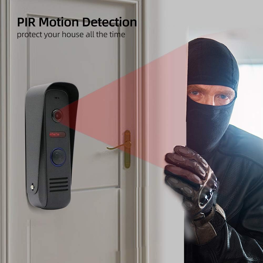 7 LCD Wired Video Doorbell Intercom System with IR Night Vision HD P918658