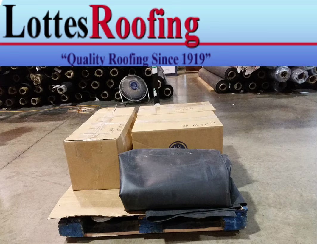 10' x 20' Black 45 Mil EPDM Rubber Roofing M771090