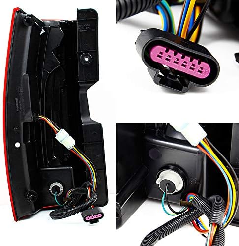 Red Clear LED Tail Lights B416779