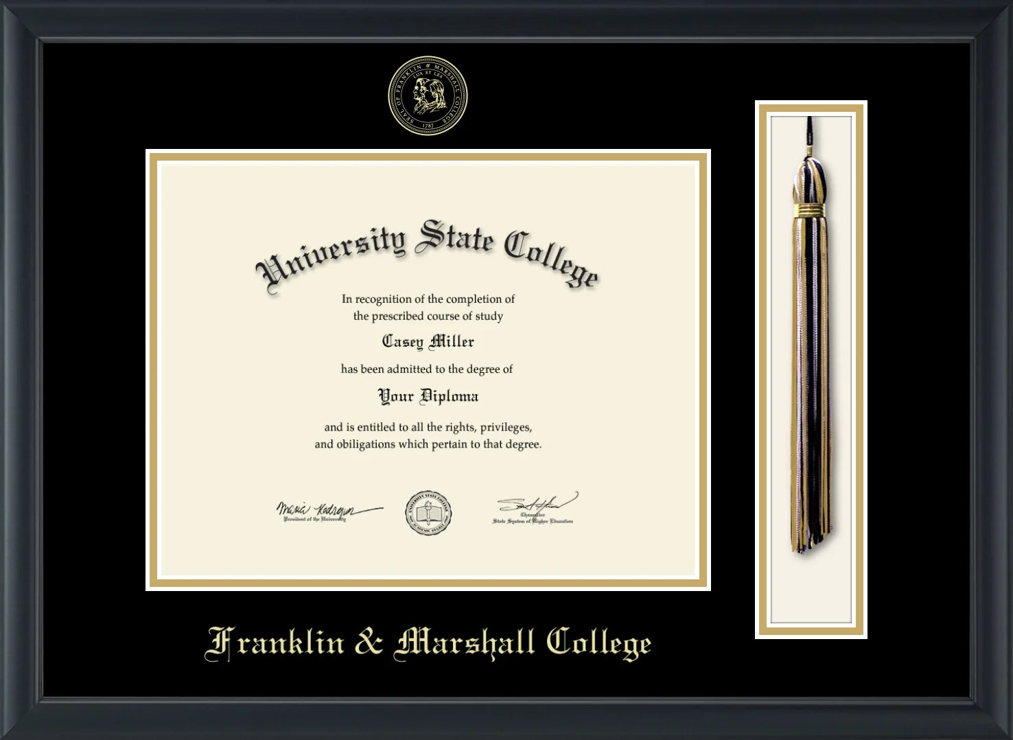 Tassel Diploma Frame, Document Size 11" x 8.5" M9423