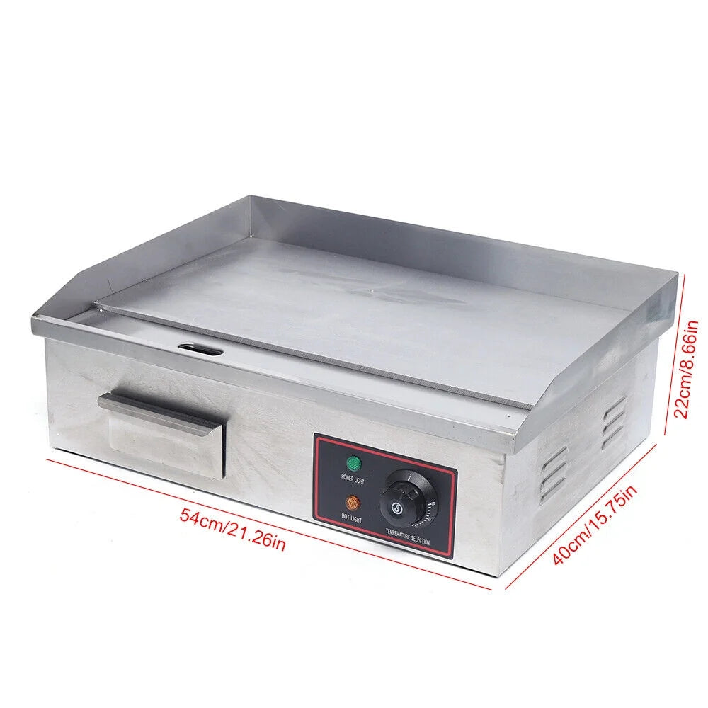 1600W Commercial Electric Griddle Stainless Steel X278711