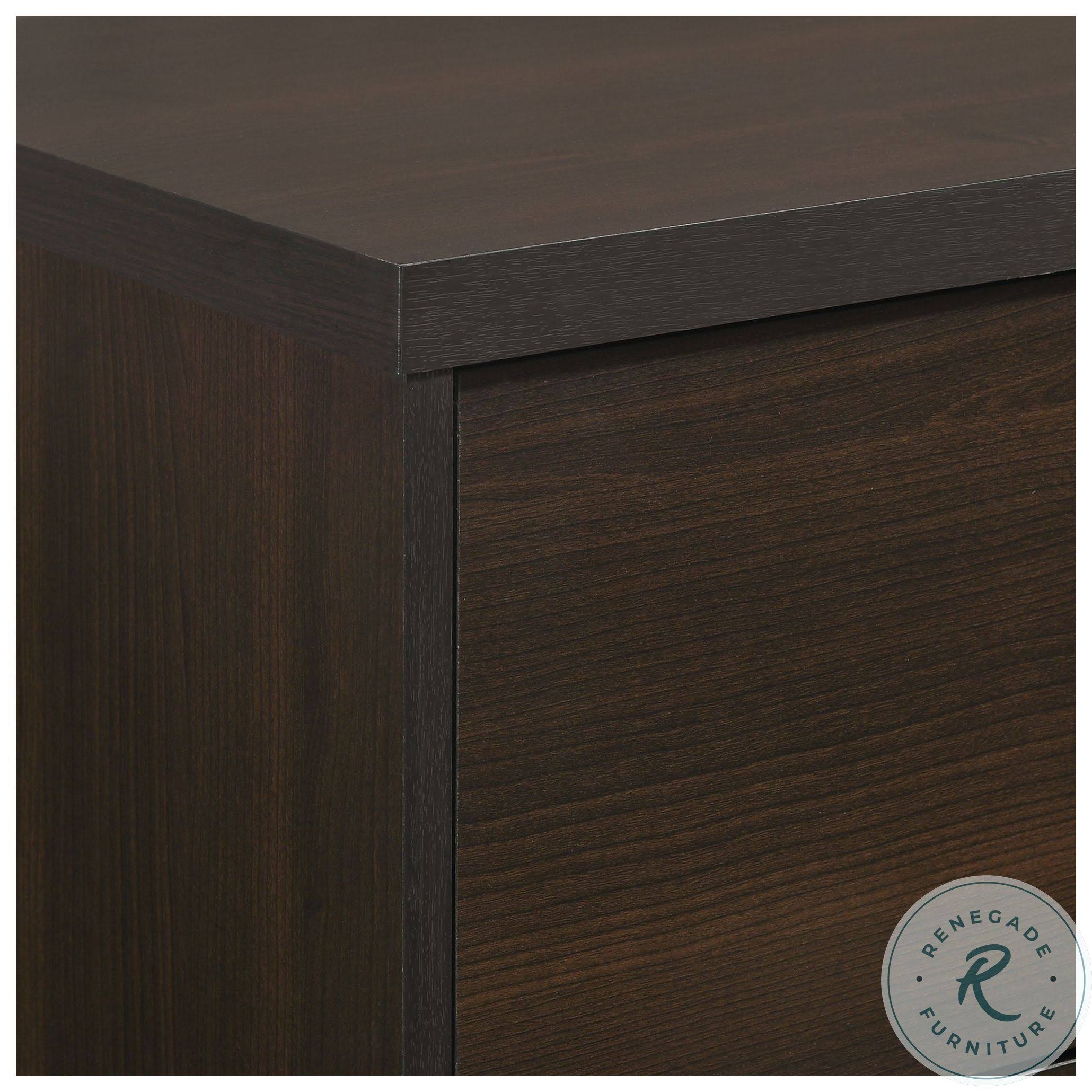 Espresso 4-Drawer Chest F221