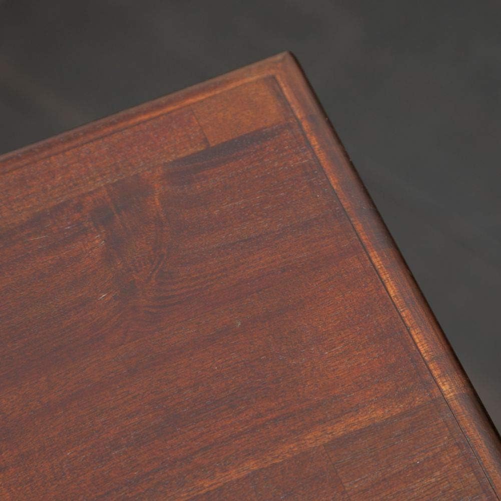 Brown Mahogany Acacia Wood Accent Table E340