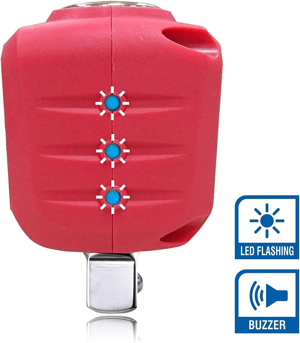 1/2" Digital Torque Adapter with Buzzer and LED Flash Notification, Pack of 2 T427212