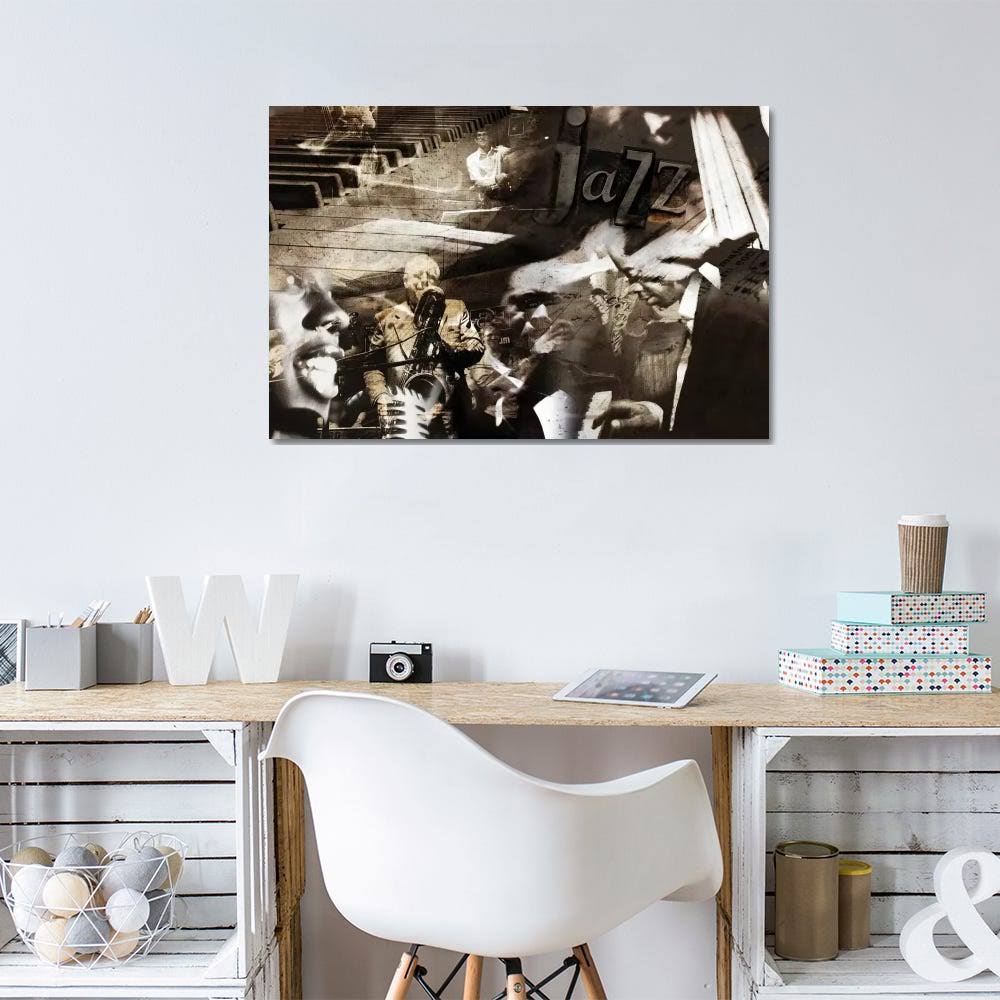 Jazz Print Canvas Art I3398