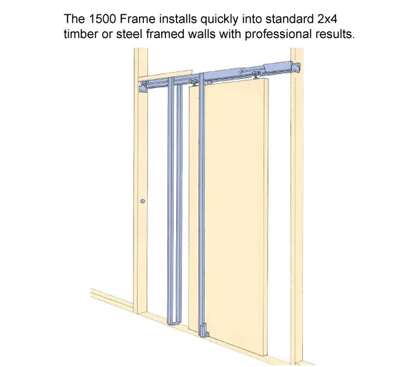Matte Black Sliding French Double Pocket Doors with Frosted Glass, Solid Wood Y21853