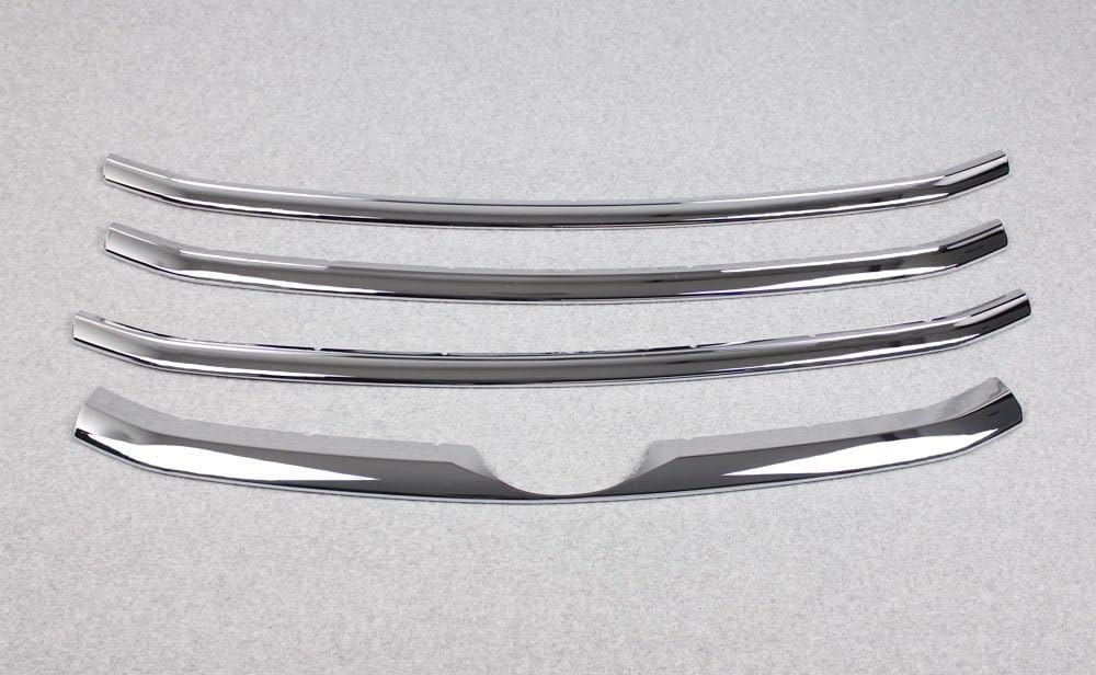 Chrome Front Grill Grille Cover Trim For Toyota Highlander 2014 2015 2016 -4PCS G297