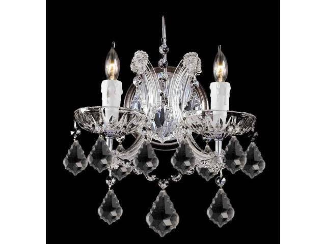 Crystal Chrome Sconce L80253