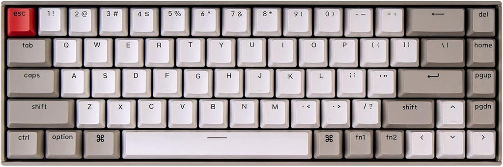 65% Compact 68 Keys Wireless Mechanical Keyboard with Keychron Red Switch B1958