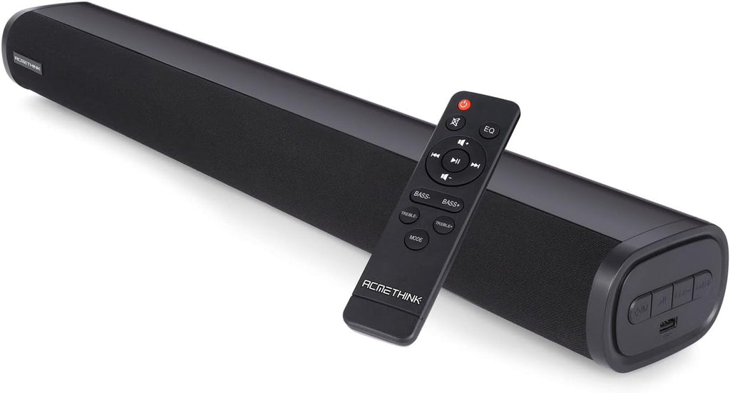 24-Inch Sound Bar with Bluetooth 5.0, USB, AUX/RCA, Optical, HDMI ARC, Pack of 2 Z30076