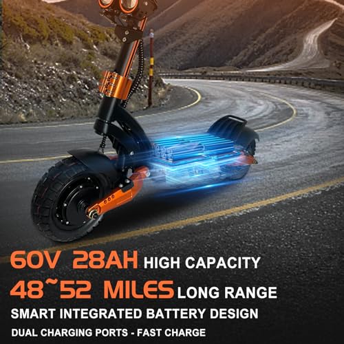 3000W Dual Motors Electric Scooter with Seat N5285