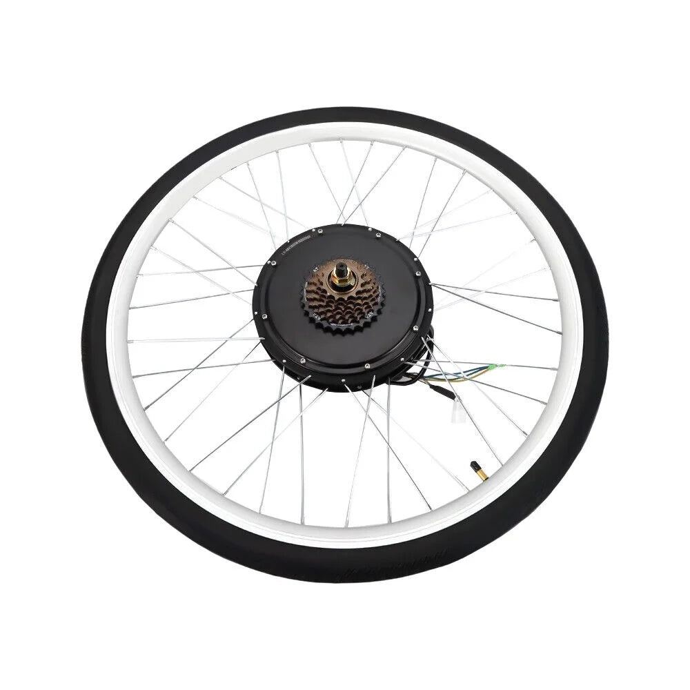 28'' Electric Bicycle Conversion Rear Wheel Kit Bike Motor 48V 1000W N32853