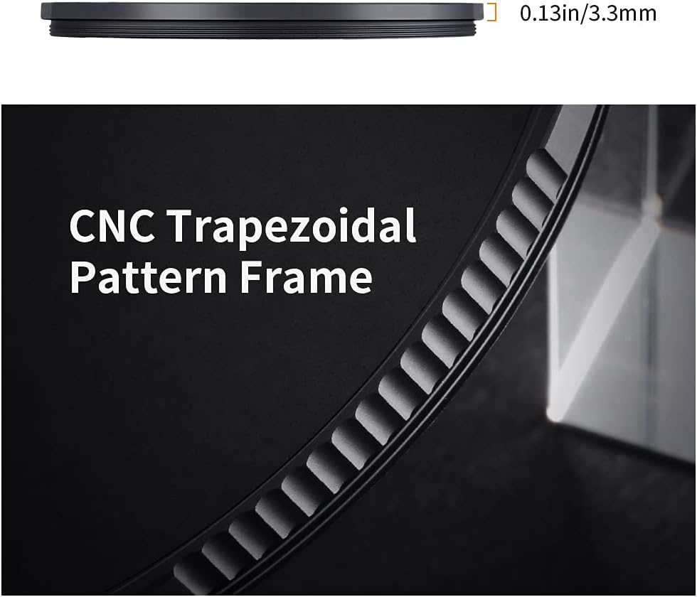 77mm Black Diffusion 1/2 Filter with 28 Multi-Layer Coatings D20354