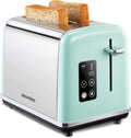 2 Slice Stainless Steel Toaster with LED Touch Screen D708