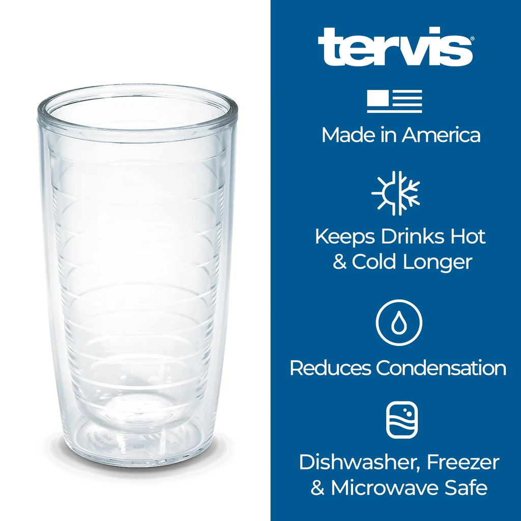 Double Walled Insulated Tumbler Travel Cup, 16oz, Clear G333451