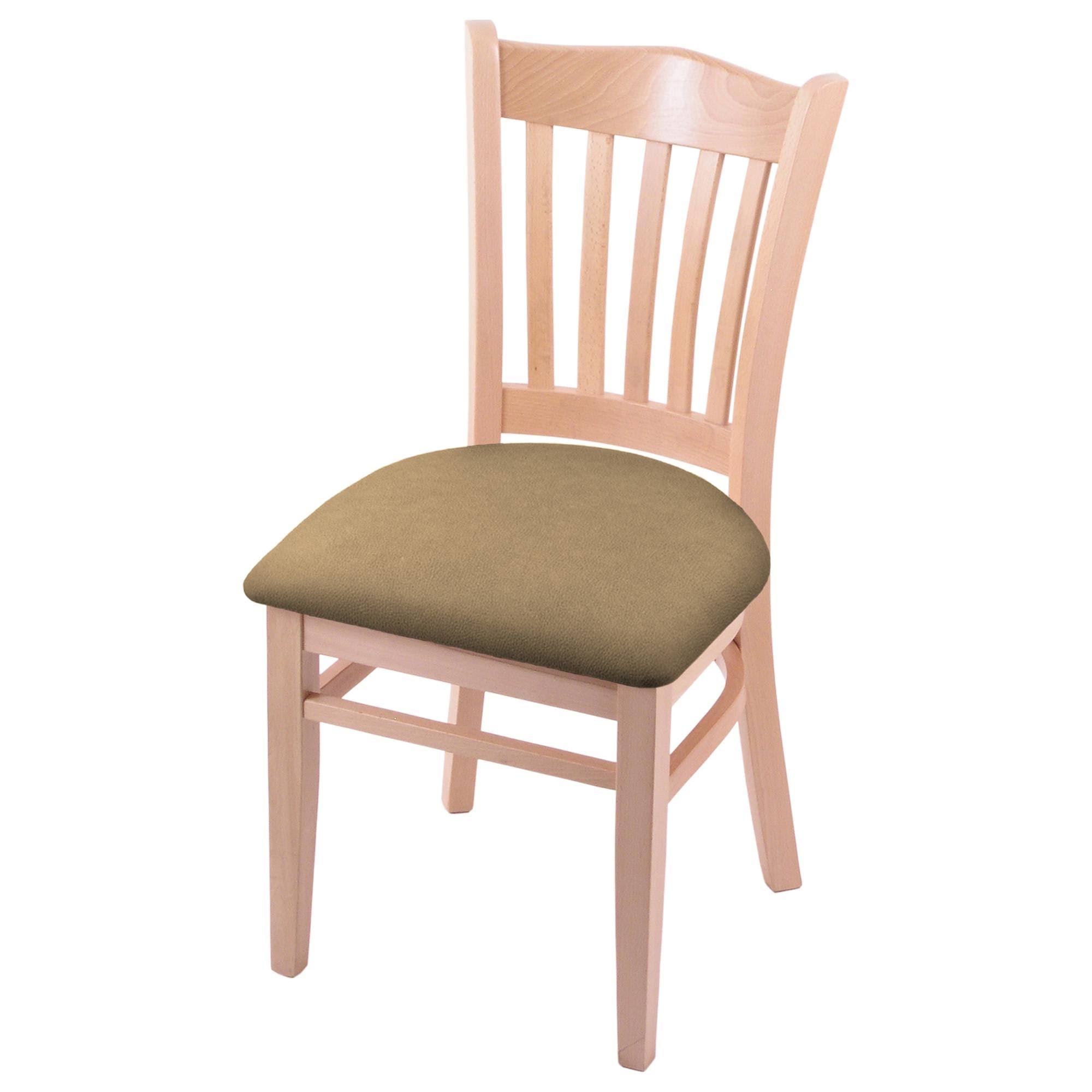 Natural Finish Chair with Canter Sand Seat Q52313