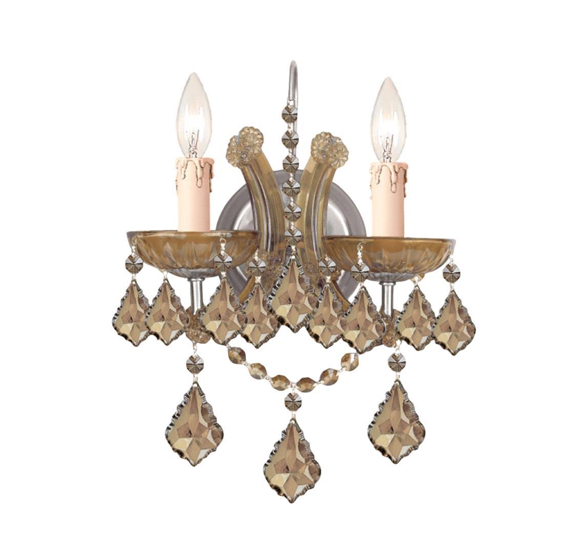 Crystal Chrome Sconce L80253