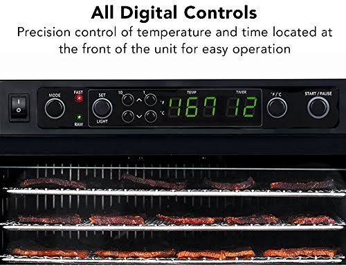 Digital Food Dehydrator with Stainless Steel Trays E100