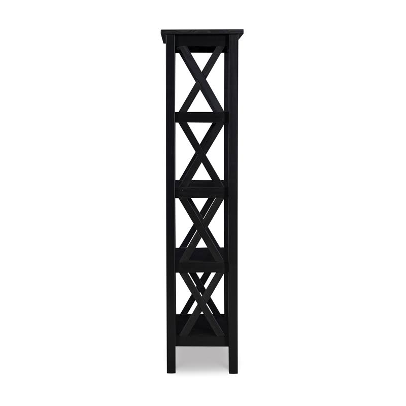 Black Wood Bookcase U1551