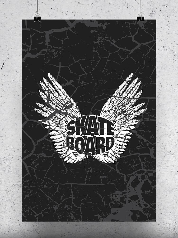 Skateboard Wings Poster N64003