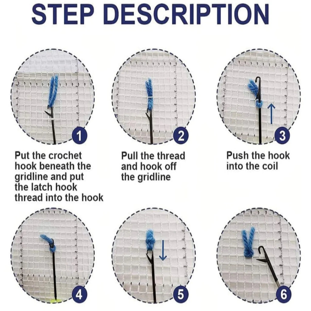 Rug Making Latch Hooking Kit P514878