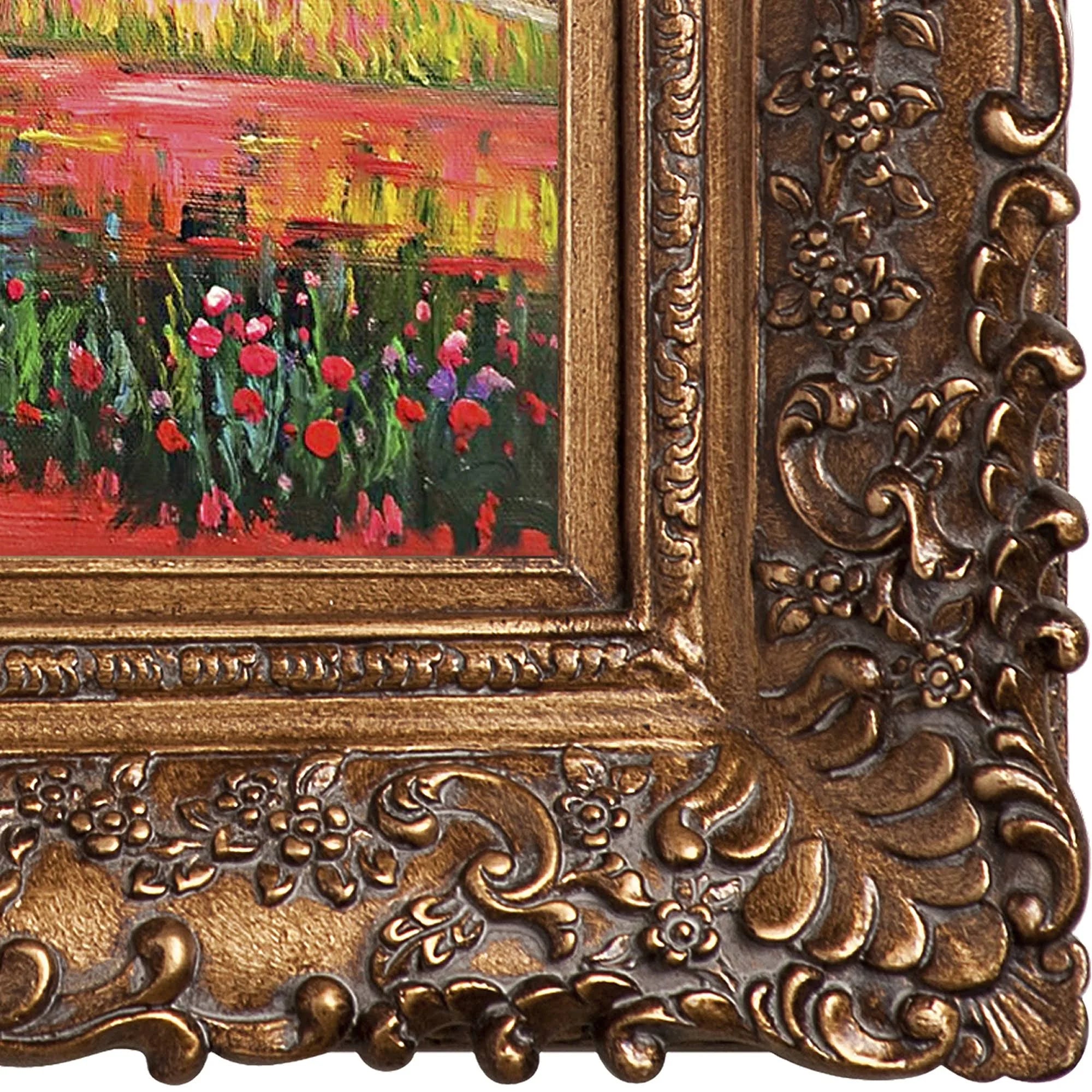 Hand Painted Framed Oil Reproduction A9865