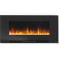 Black Wall-Mount Electric Fireplace K167