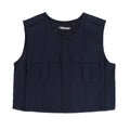 Dark Navy Blue Polyester Vest Carrier A536